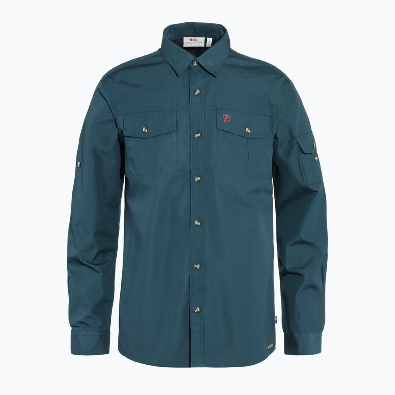 Vyriški marškiniai Fjällräven Singi Trekking Shirt mountain blue