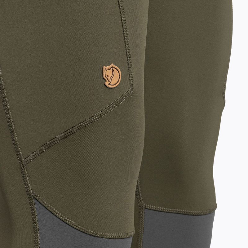 Moteriškos trekingo kelnės Fjällräven Abisko Trekking Tights Pro deep forest 3