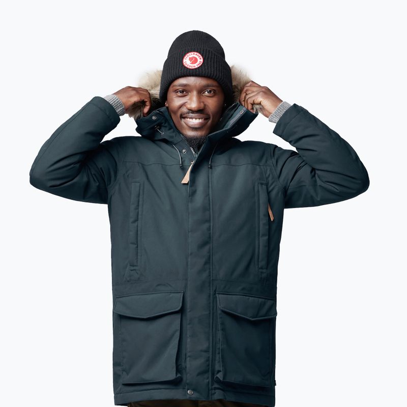 Vyriška žieminė striukė Fjällräven Nuuk Lite Parka 555 dark navy