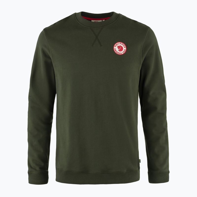 Vyriškas džemperis Fjällräven 1960 Logo Badge Sweater deep forest