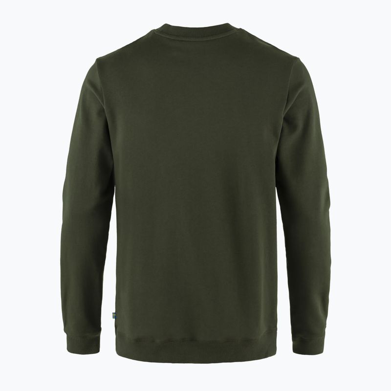 Vyriškas džemperis Fjällräven 1960 Logo Badge Sweater deep forest 2