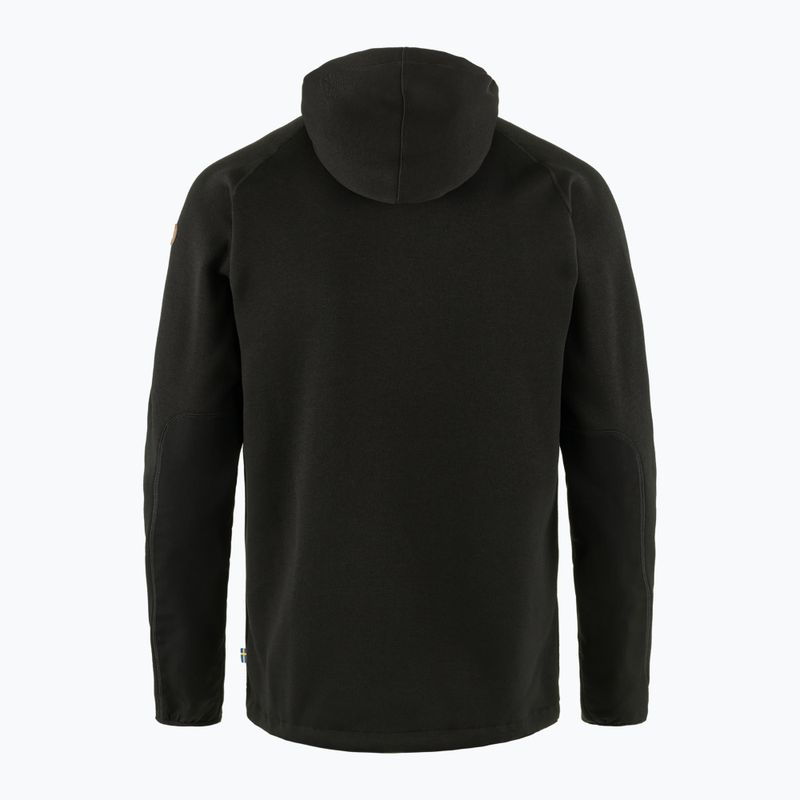 Vyriškas džemperis Fjällräven Övik Fleece Hoodie black 2