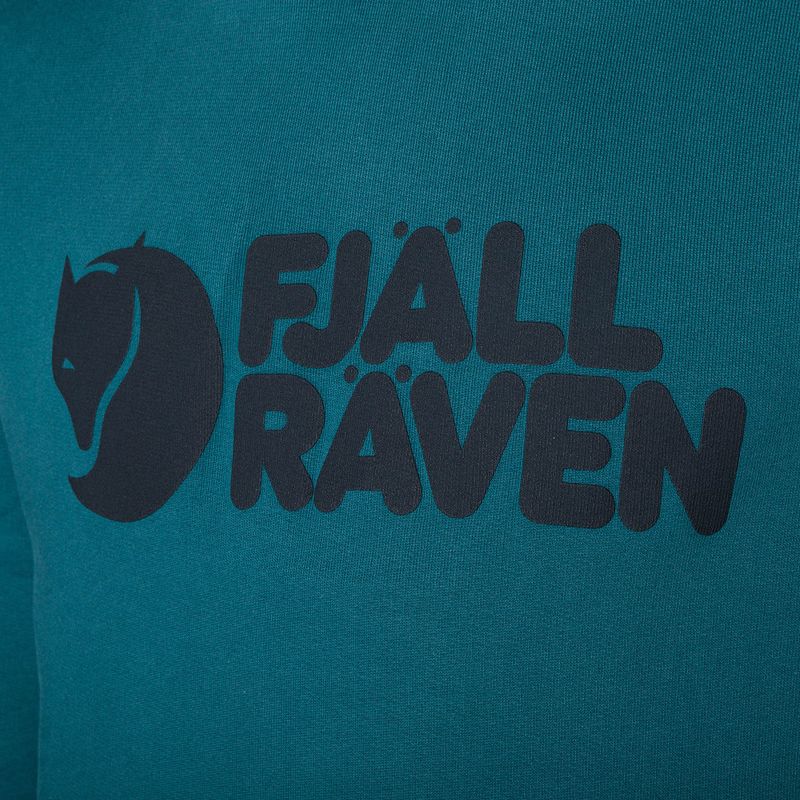 Vyriškas džemperis Fjällräven Logo Hoodie deep sea 3