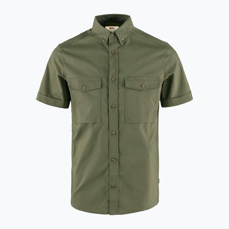 Marškiniai Fjällräven Övik Air Stretch laurel green