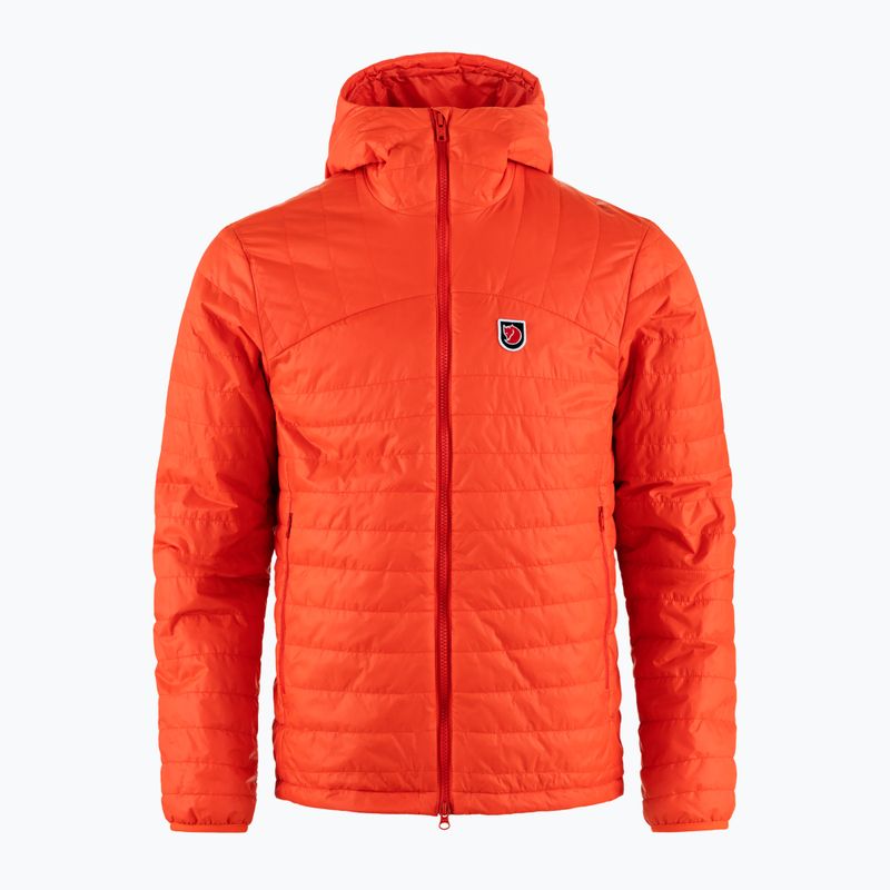 Vyriška pūsta striukė Fjällräven Expedition X-Lätt Hoodie flame orange