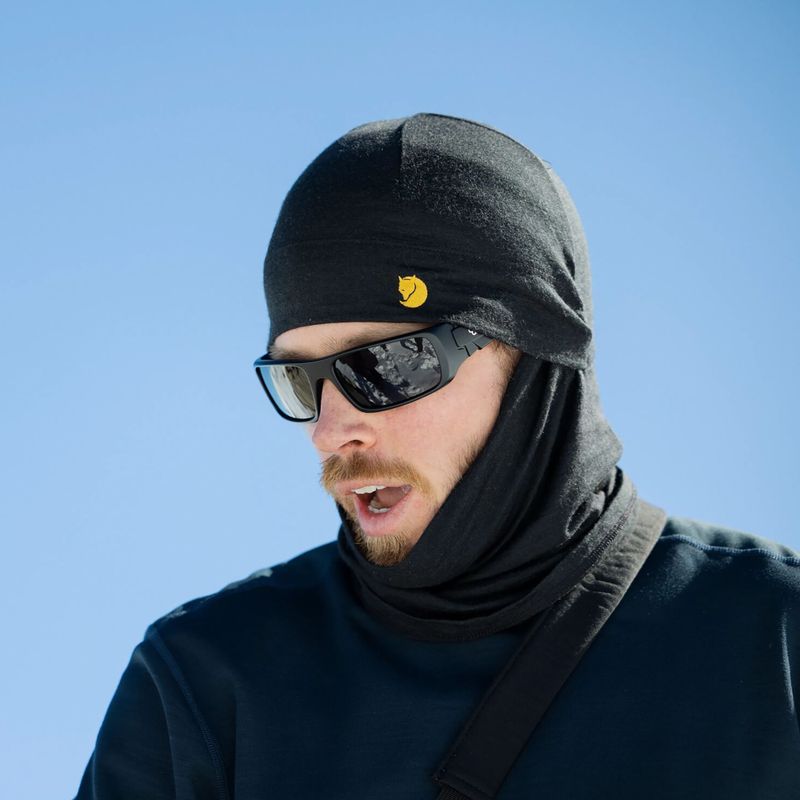 Balaklava Fjällräven Bergtagen Merino black 2