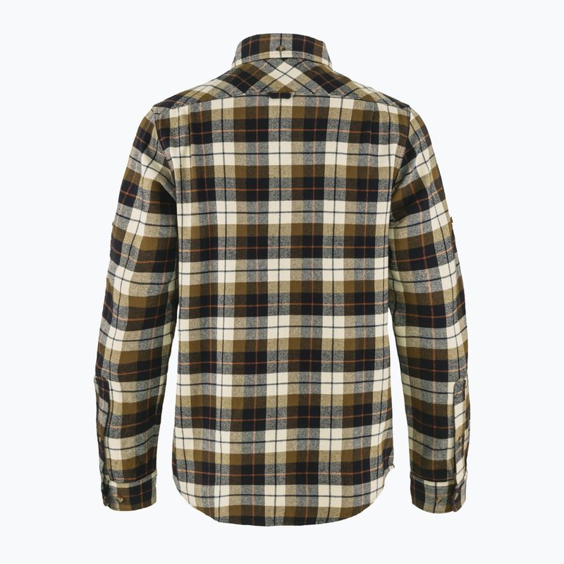 Vyriški marškiniai Fjällräven Singi Heavy Flannel chalk white/dark navy 2