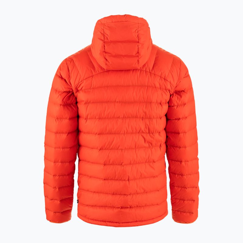 Vyriška pūsta striukė Fjällräven Expedition Pack Down flame orange/un blue 2