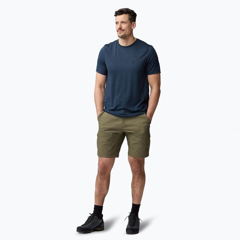 Vyriški žygio marškinėliai Fjällräven Abisko Lite dark navy 2