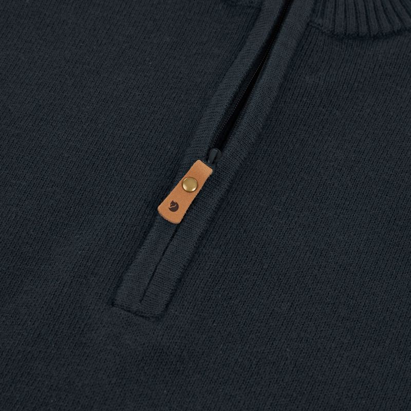 Vyriškas trekinginis džemperis Fjällräven Övik Lite Half Zip dark navy 3