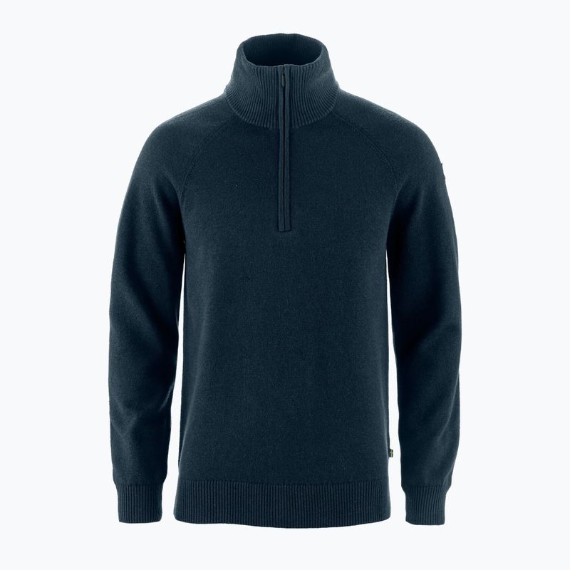 Vyriškas trekinginis džemperis Fjällräven Övik Lite Half Zip dark navy 5