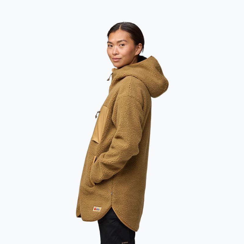 Moteriškas džemperis Fjällräven Vardag Pile Fleece Long buckwheat brown 5