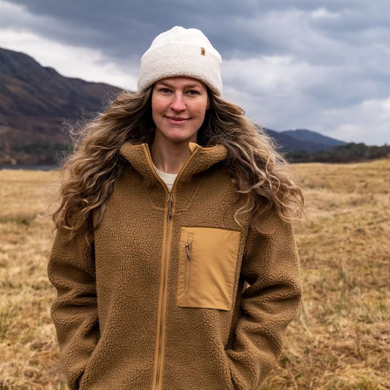 Moteriškas džemperis Fjällräven Vardag Pile Fleece Long buckwheat brown 11