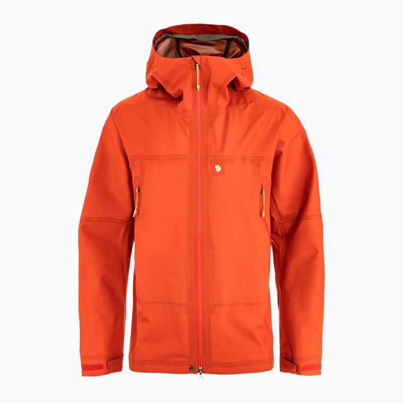 Vyriška softshell striukė Fjällräven Bergtagen GTX Lite flame orange 3