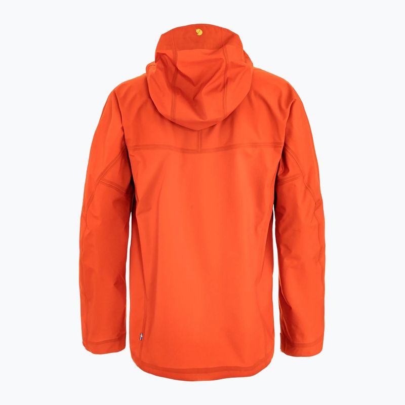 Vyriška softshell striukė Fjällräven Bergtagen GTX Lite flame orange 4