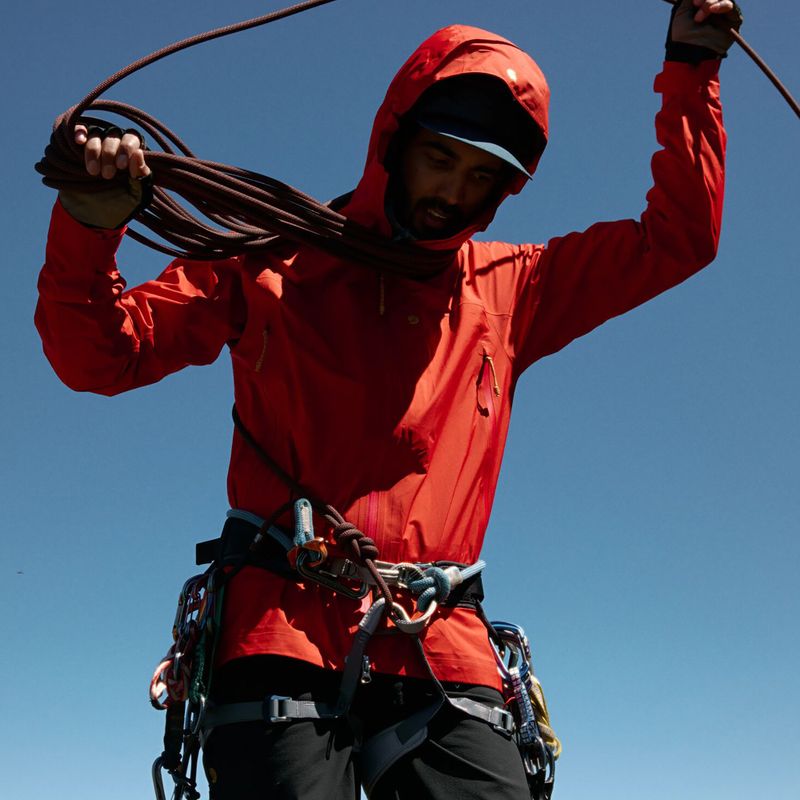 Vyriška softshell striukė Fjällräven Bergtagen GTX Lite flame orange 7