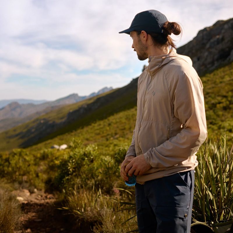 Vyriška vėjui atspari striukė Fjällräven Keb Latt Wind fossil 4
