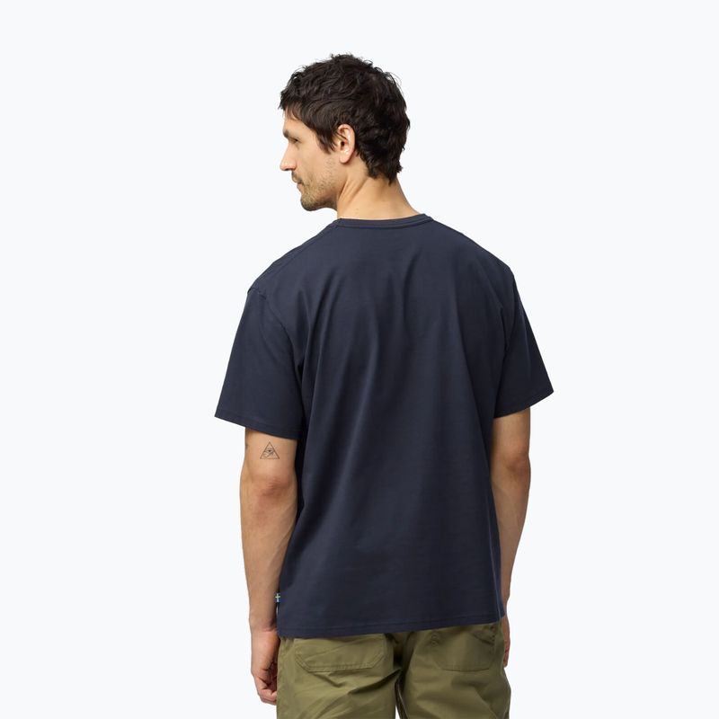 Vyriški marškinėliai Fjällräven Relaxed dark navy 2