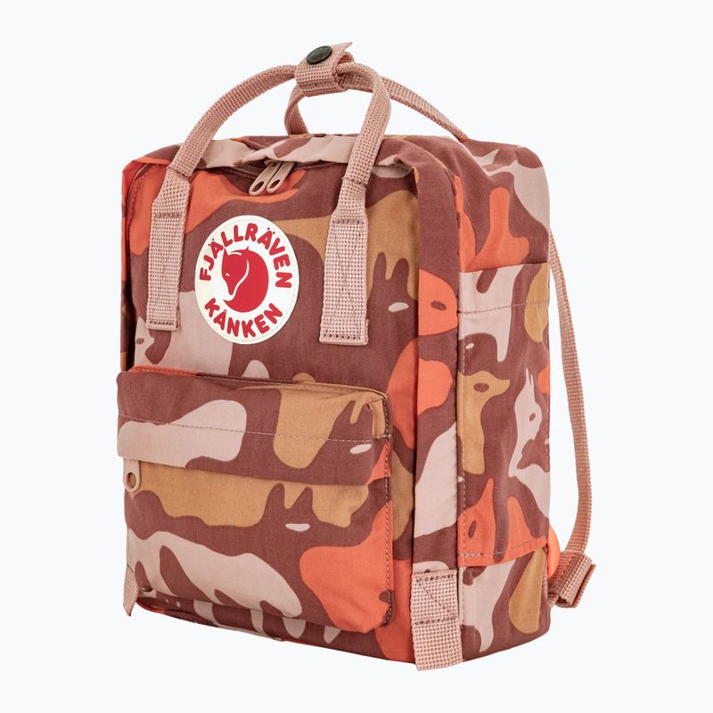 Miesto kuprinė Fjällräven Kanken Graphics Mini 7 l chalkrose/hidden animals 2