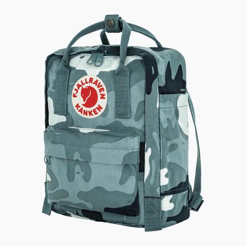 Miesto kuprinė Fjällräven Kanken Graphics Mini 7 l nimbus blue/hidden animals 2