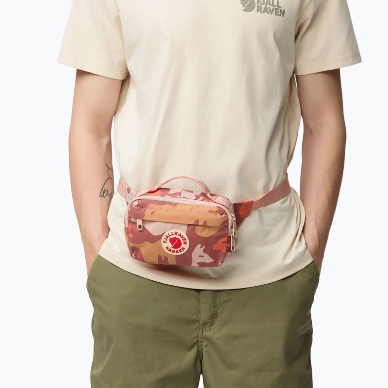 Juosmens krepšys Fjällräven Kanken Graphics Hip Pack chalk rose/hidden animals 5
