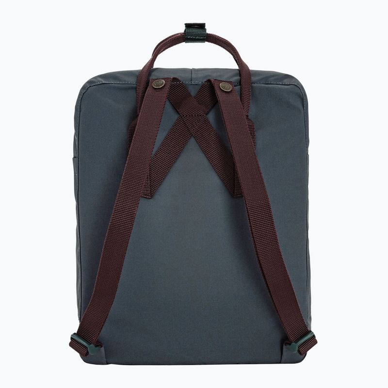 Miesto kuprinė Fjällräven Kånken Concept 16 l graphite/blackberry 3