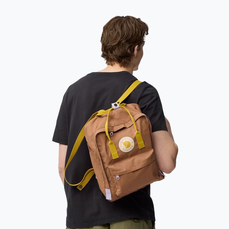 Miestinis kuprinė Fjällräven Kånken Concept 16 l khaki dust/kantarell 7