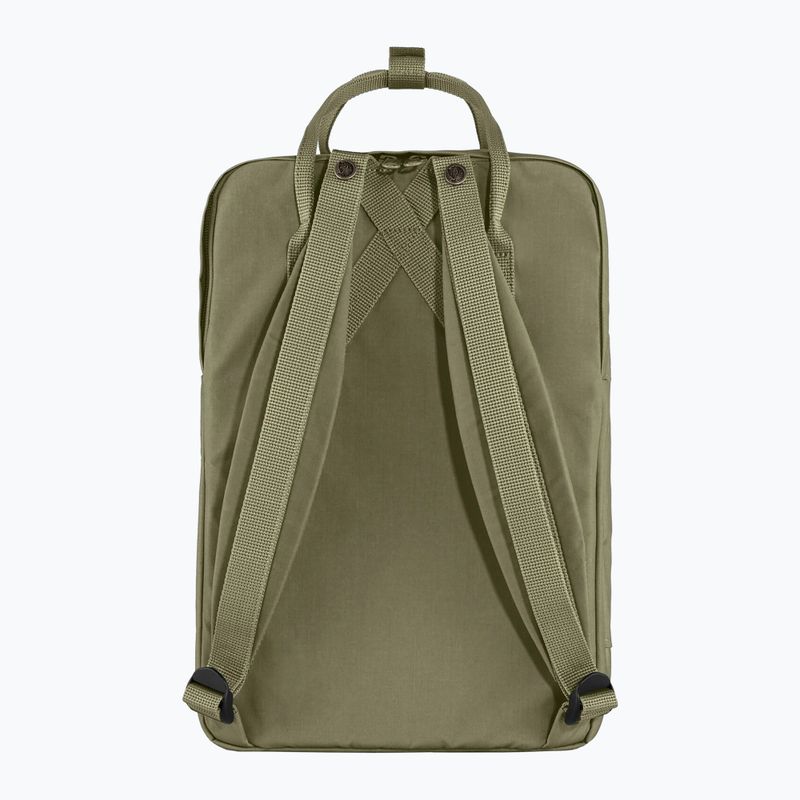 Miesto kuprinė Fjällräven Kanken Laptop 15" 18 l green 2