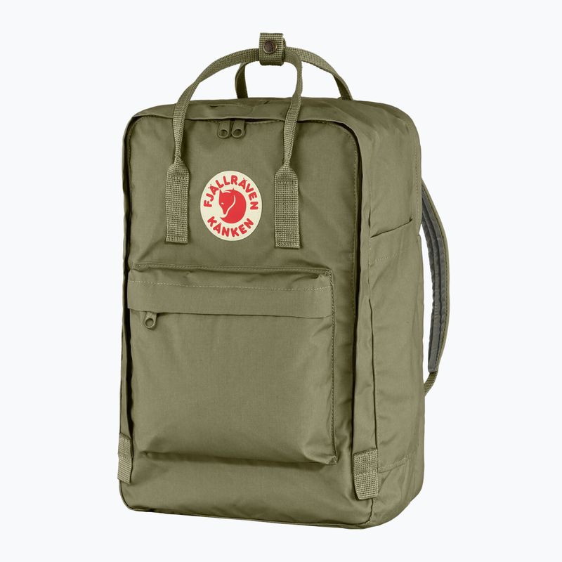 Miesto kuprinė Fjällräven Kanken Laptop 17" 20 l green 2