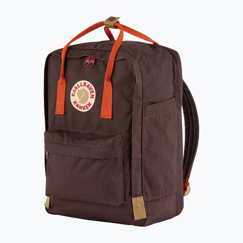 Miesto kuprinė Fjällräven Kanken Koncept Laptop 15" 18 l black oak/rowan red 2