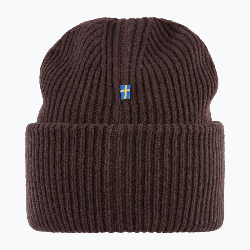 Žieminė kepurė Fjällräven 1960 Logo Hat black oak 3