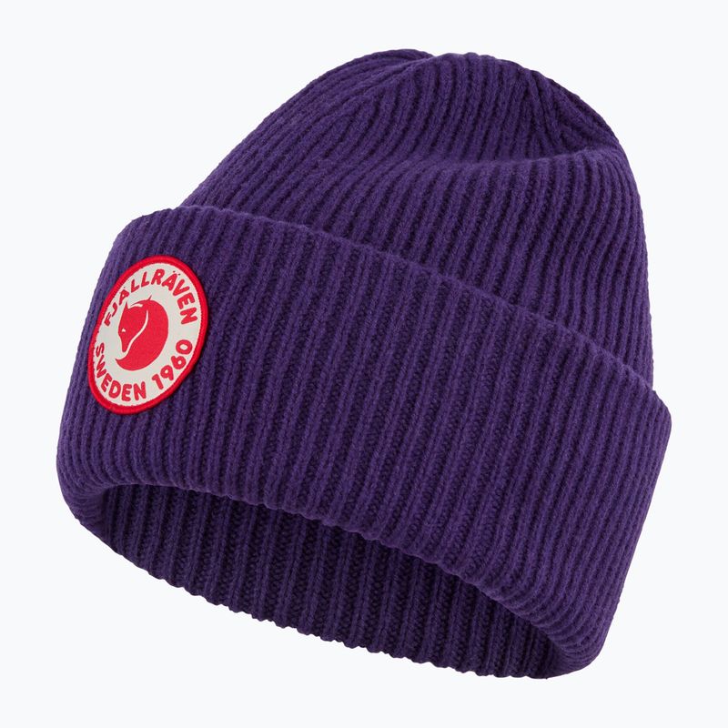 Žieminė kepurė Fjällräven 1960 Logo Hat dark violet 2