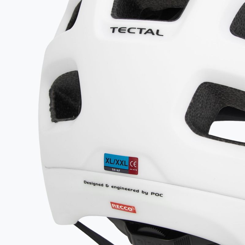 Dviračio šalmas POC Tectal hydrogen white 7