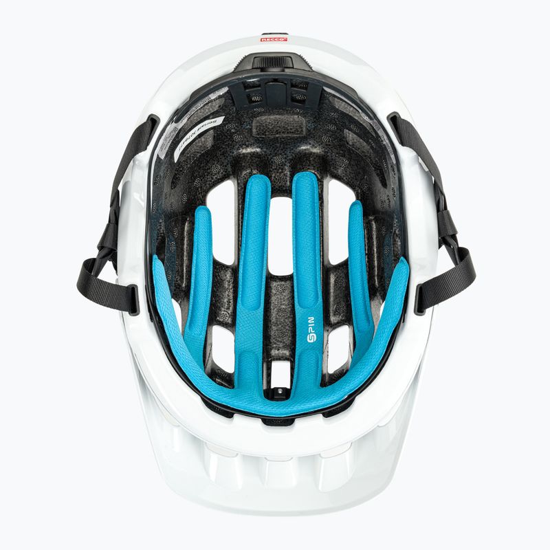 Dviračių šalmas POC Tectal Race SPIN hydrogen white/uranium black 5