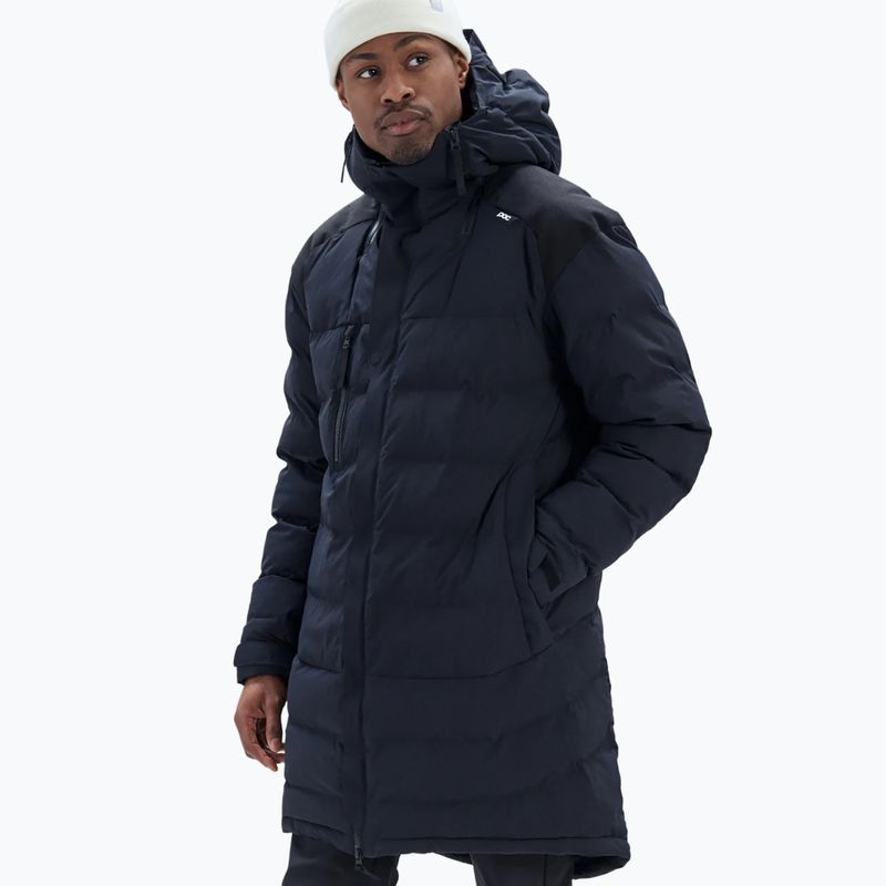 Vyriška pūkinė striukė POC Loft Parka uranium black