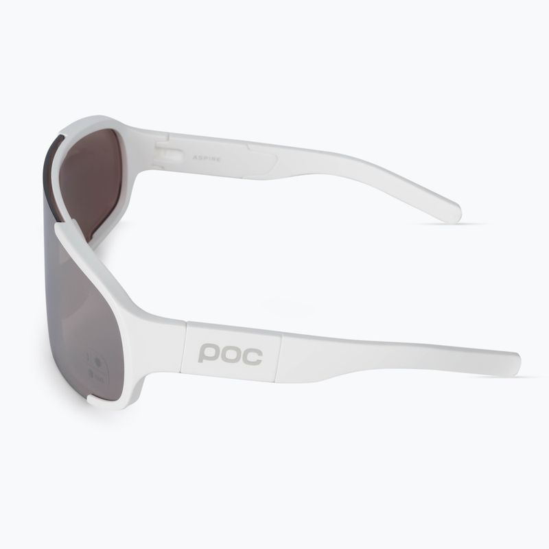 POC Aspire hydrogen white/clarity road silver dviračių akiniai 4