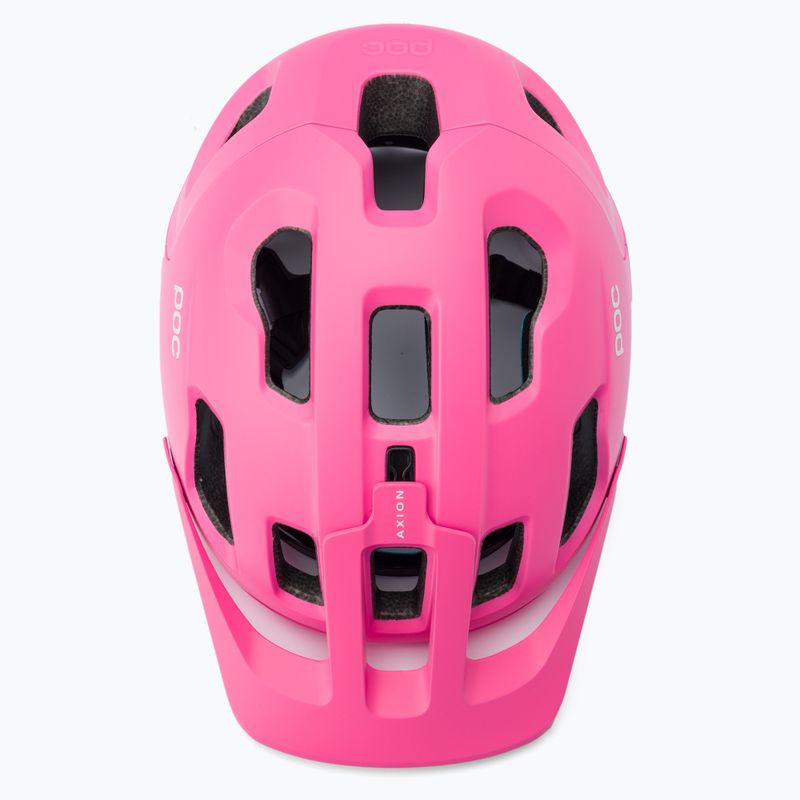 Dviračio šalmas POC Axion SPIN actinium pink matinis 6