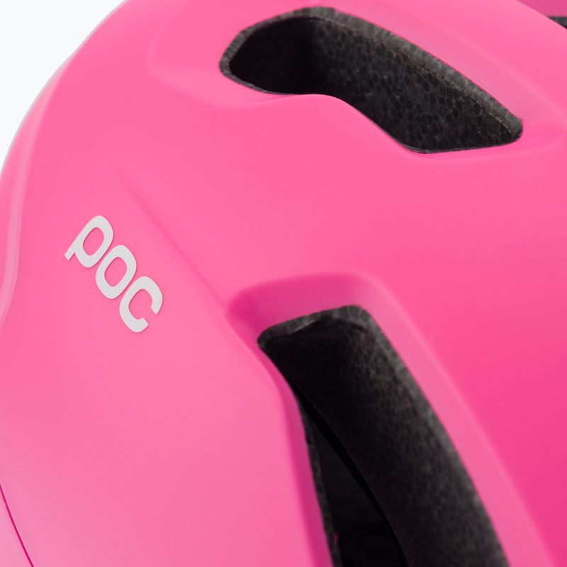 Dviračio šalmas POC Axion SPIN actinium pink matinis 7