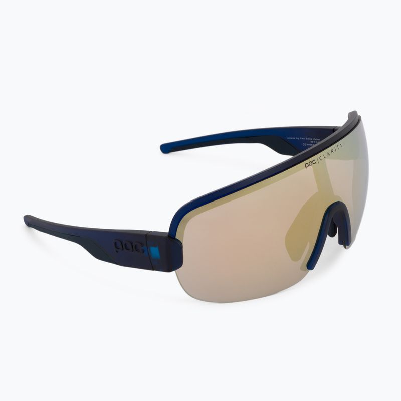 POC Aim lead blue/clarity road gold dviračių akiniai