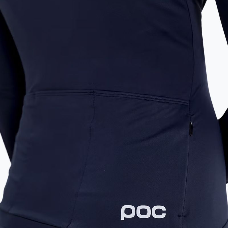 Moteriški dviračių marškinėliai ilgomis rankovėmis POC Cadence Jersey apatite navy 5