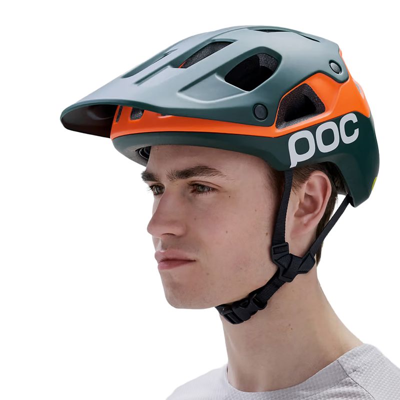 Dviračio šalmas POC Cularis Pure pargasite green matt/fluorescent orange matt 2