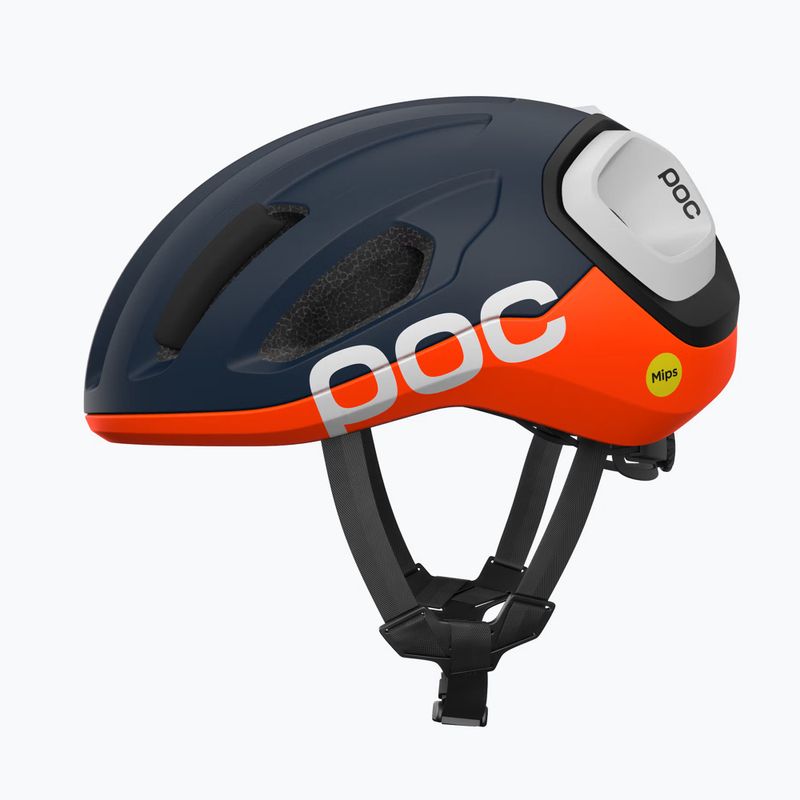 Dviračio šalmas POC Amidal apatite navy matt/orange matt/hydrogen white matt 4