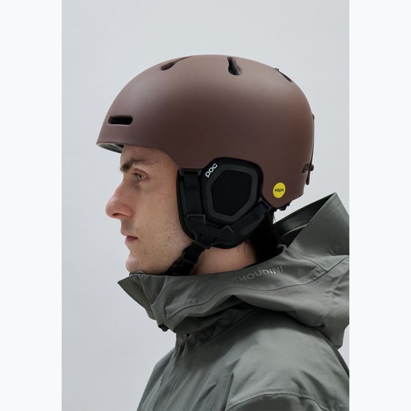 Snieglenčių šalmas POC Fornix MIPS bronzite brown matt 6