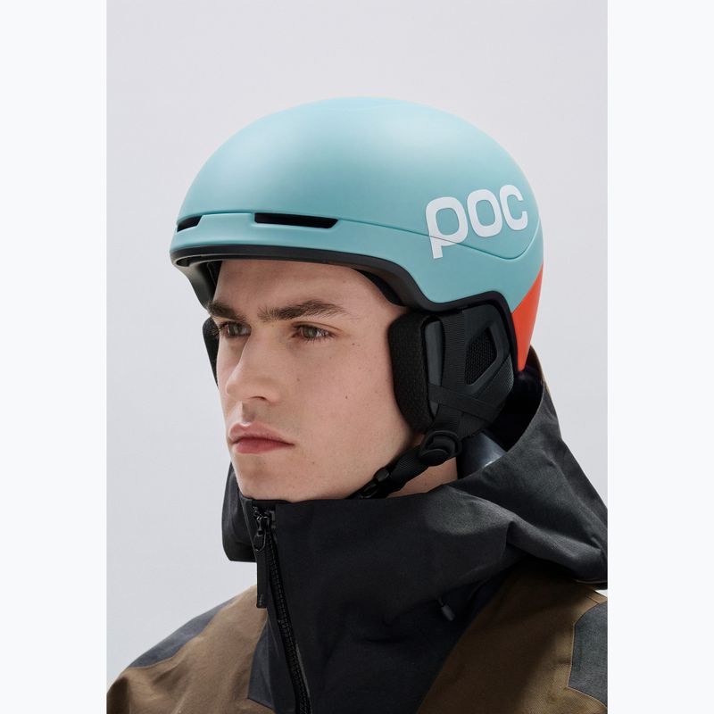 Snieglenčių šalmas POC Obex Contour indicolite blue matt/carnelian orange matt 5