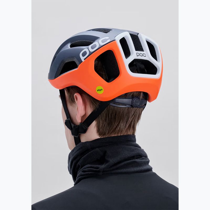 Dviračio šalmas POC Ventral Air Mips apatite navy matt/orange matt/hydrogen white matt 7