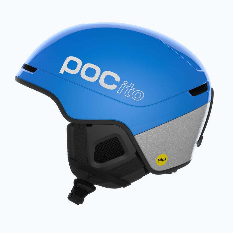 Vaikiškas slidinėjimo šalmas POC Pocito Obex MIPS Jr fluorescent blue 2