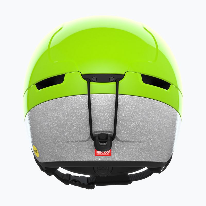 Vaikiškas slidinėjimo šalmas POC Pocito Obex MIPS Jr fluorescent yellow/green 4