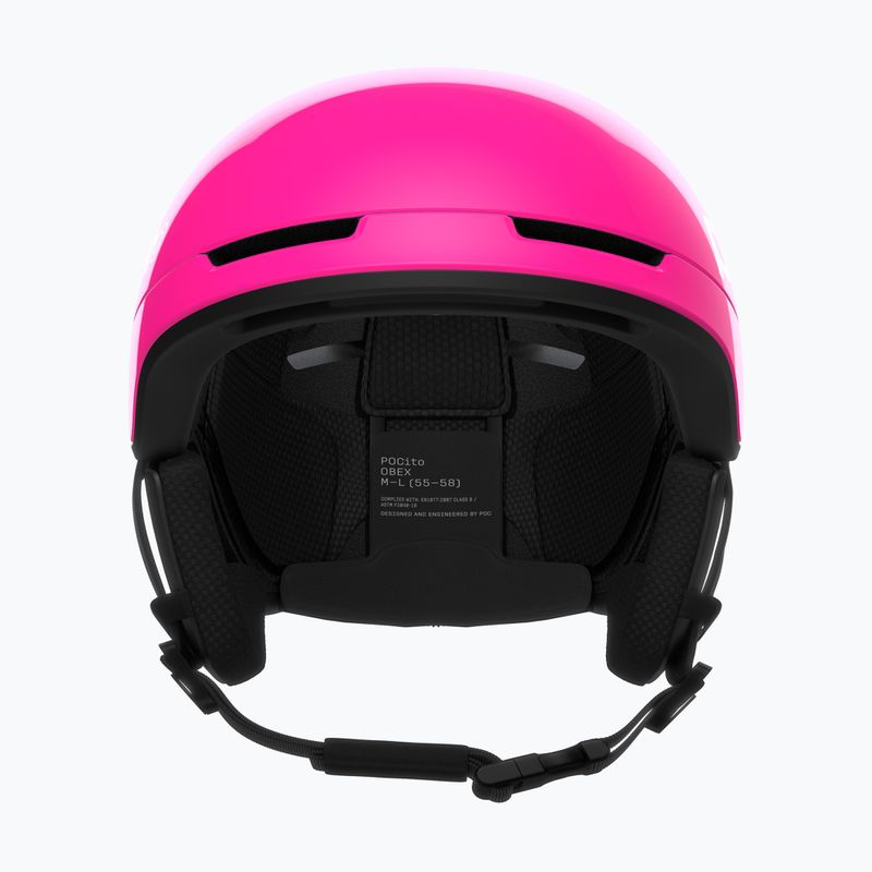 Vaikiškas slidinėjimo šalmas POC Pocito Obex MIPS Jr fluorescent pink 3
