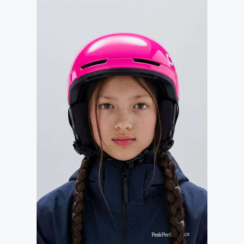 Vaikiškas slidinėjimo šalmas POC Pocito Obex MIPS Jr fluorescent pink 6