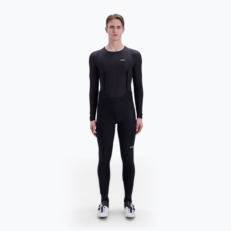 Vyriški ilgomis rankovėmis dviračių marškinėliai POC Layer Mid Jersey uranium black 2